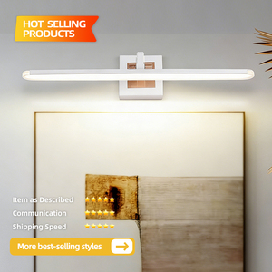 Applique murale LED moderne 12W blanc chaud 3500K, corps en plastique, montage en surface pour salle de bain, design minimaliste, certifiée CE RoHS - Product Image 2
