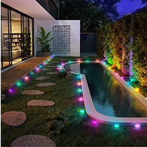 Outdoor RGBIC Multicolor IP67 Laagspanningspadverlichting Grond LED-wandelverlichting voor landschapsverlichting DC-voeding - Product Image 2