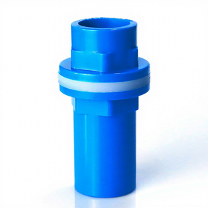 Raccord de tuyau droit en <span class=keywords><strong>PVC</strong></span> pour aquarium, connecteur fileté mâle et femelle allongé pour système d'entrée/sortie et de trop-plein - Product Image 3