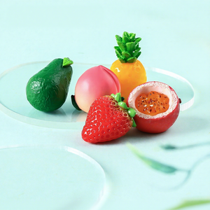 Juguetes de Comida de Simulación, Decoraciones de Resina DIY con Cuentas Pequeñas y Lindas, Temática de Frutas Realistas, Técnica de Goteo de Aceite, Bolsa de Caja Sorpresa - Product Image 4