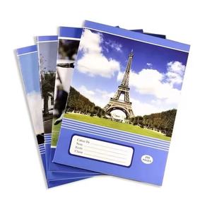 Carnet d'exercices ligné français A5 personnalisé, couverture souple, reliure thermique, 100 feuilles, reliure agrafée, 48 pages, pour écoles africaines - Product Image 1