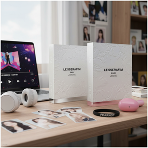 LE SSERAFIM 3e Mini Album K-Pop 'EASY' Photobook Version avec Carte Postale & CD Caractéristiques Populaires Idoles Coréennes Adultes - Product Image 3