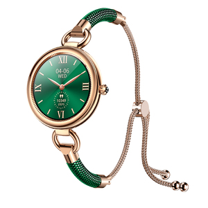 Reloj Inteligente para Mujer F11 CF11max con Incrustaciones de Diamantes, Pantalla AMOLED de 1.19'', Resistente al Agua IP68, Correa de Cristal, Elegante - Product Image 4