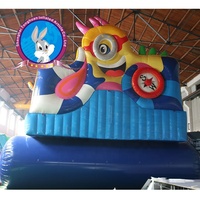 Piscine gonflable géante pour adultes et enfants, parc aquatique terrestre, parc de loisirs personnalisé, toboggan gonflable