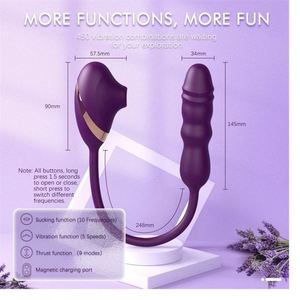 Masajeador de próstata Vibrador anal Vibrador de empuje Sexo con A 3 Grlen Sany Xvideos Tb - Product Image 4