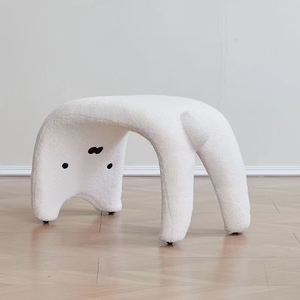 Tabouret de salon moderne en forme de chat, design mignon de dessin animé, idéal pour la maison - Product Image 6