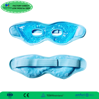Masque facial rafraîchissant OEM/ODM avec billes de gel PVC, pack de glace et massage pour thérapie par compresse froide, soulagement du stress et confort apaisant