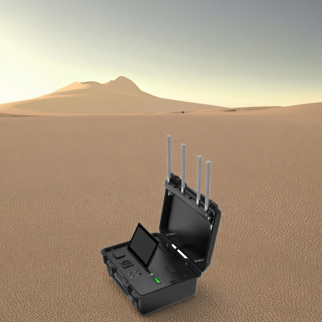 Integrated UAV FPV Detector Positioning Equipment with Remote Control Early Warning Alarm System for Protective Signal Detection