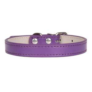 <span class=keywords><strong>Collar</strong></span> de Perro Ajustable de Cuero <span class=keywords><strong>PU</strong></span> Impermeable Simple de Primera Calidad, Remaches Anti-Mordidas, Hebilla de Metal Monocromática, para Perros Pequeños y Medianos, Gatos, Uso Diario - Product Image 6