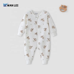 <span class=keywords><strong>Pijama</strong></span> de Navidad para Bebé, Mono de Algodón 100% con Estampado de <span class=keywords><strong>Koala</strong></span> y Rayas, Manga Larga, para Recién Nacidos, Niños y Niñas - Product Image 1