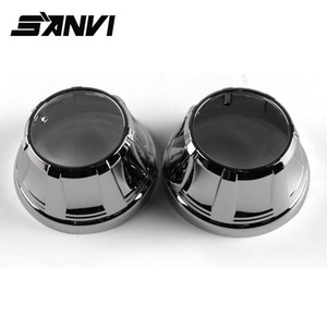 Sanvi Car-Styling Headlights Lens Shroud/cover Car Auto Parts Retrofit Tool Universal Car <b>Projector</b> Lens Shrouds - Product Image 4