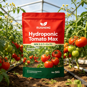 Engrais hydrosoluble <span class=keywords><strong>NPK</strong></span> 5-3-7 enrichi en calcium <span class=keywords><strong>pour</strong></span> <span class=keywords><strong>tomates</strong></span>, poivrons et aubergines, spécialisé dans la famille des Solanacées <span class=keywords><strong>pour</strong></span> culture hydroponique - Product Image 5