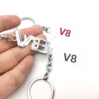 Porte-clés/Charme personnalisé créatif en alliage de zinc VK-YSK pour clés de voiture V8 - Vente en gros disponible