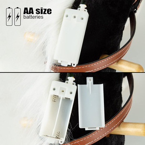 B180 usine OEM <span class=keywords><strong>peluche</strong></span> <span class=keywords><strong>cheval</strong></span> bâton d'équitation tête cousue <span class=keywords><strong>à</strong></span> la main bâton en bois robuste en gros personnalisé seulement Clip-Clop sons Hobby Horse - Product Image 2