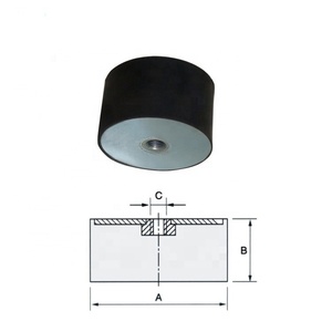 ตัวแยกการสั่นสะเทือนบัฟเฟอร์<span class=keywords><strong>ยาง</strong></span>กลมแบบติดตั้งยางแบน - Product Image 3