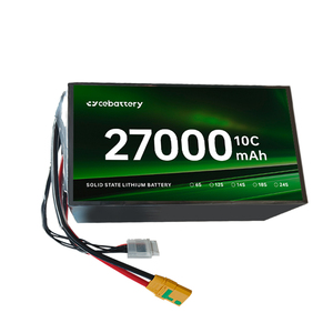 Batterie solide personnalisée NMC811 haute densité énergétique 27000mAh 6s/12s/18s pour drones et UAV, décharge 10C 20C 270A, 10000m - Product Image 5
