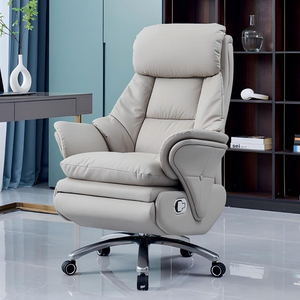 Silla <span class=keywords><strong>de</strong></span> Masaje Ergonómica Moderna <span class=keywords><strong>e</strong></span> Inteligente con Funciones <span class=keywords><strong>de</strong></span> Masaje Eléctrico y Silla <span class=keywords><strong>de</strong></span> Descanso, Silla <span class=keywords><strong>de</strong></span> Oficina <span class=keywords><strong>de</strong></span> Cuero Genuino - Product Image 1
