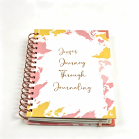 Cuaderno Personalizado con Tapa Gruesa y Índice con Pestañas, Cuaderno de Papelería con Logotipo Personalizado para Estudiantes