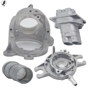 Carcaça de motor fundido em liga de alumínio Juzhu, aço de precisão personalizada, resina de investimento, ferro cinza, fundição de alumínio