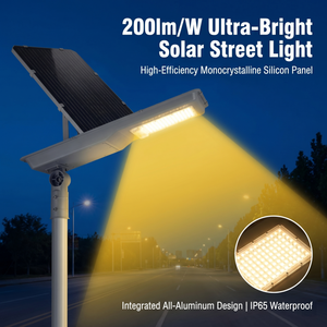 Farola Solar Todo en Uno de Ahorro de Energía, Farola LED Integrada con Energía Solar para Áreas Comunitarias y Comerciales - Product Image 6