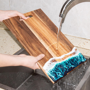 Planche à découper en bois personnalisée de haute qualité avec logo Planche à découper de cuisine personnalisée pour la préparation - Product Image 6