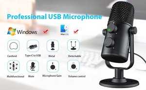 MAONO Cardioid Kết Nối Tai Nghe Bàn Và Podcasting Studio Gaming Microphone - Product Image 5
