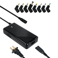 Adaptateur secteur mince approuvé ETL/CE Chargeur de bureau noir mince pour ordinateur portable 70W