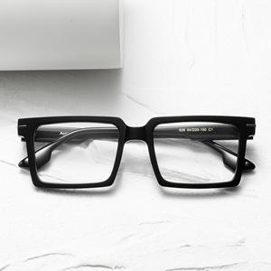 Montura de Gafas Estilo 528, Material Grueso, Forma Rómbica, Montura de Gafas Moderna, Gafas de Sol para Hombre y Mujer, Miopía - Product Image 2