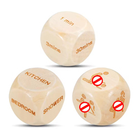 2026 Jeux de société pour couples, dés de décision sexy D6 en bois personnalisés sur le thème de la nourriture pour les amoureux, pour une soirée romantique