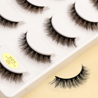 Extensions de cils 3D en bande C Curl, effet naturel, faits à la main, vente en gros, marque privée, en vrac