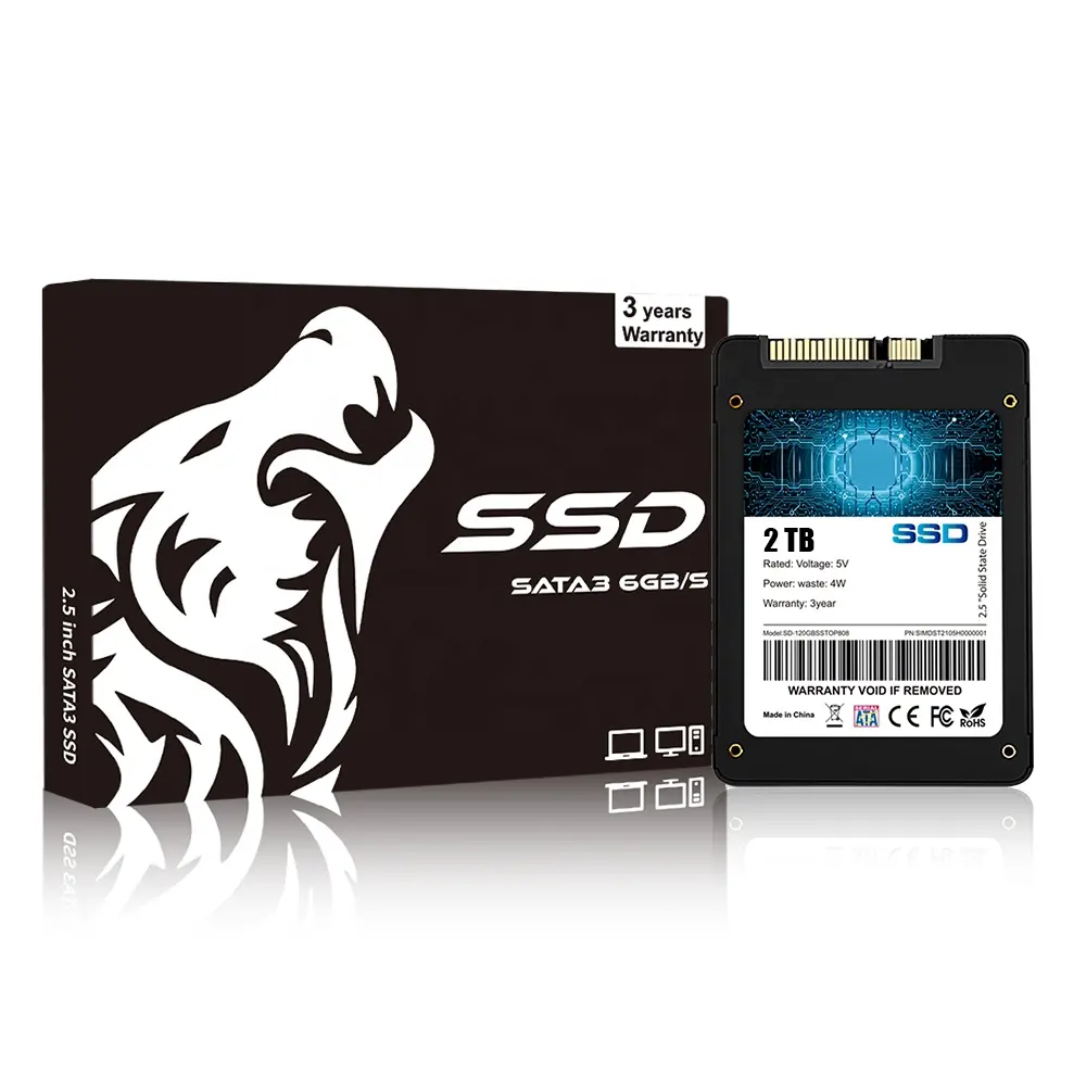 Fabriek Groothandel 2.5 Sata 3 Disco Duro Ssd Oem Ssd 120Gb 240Gb 480Gb Hard Dis 1Tb 2Tb Solid State Drive Ssd