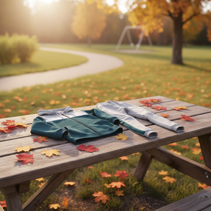 Conjunto Deportivo Informal Unisex para Bebés y Niños Pequeños, Sudadera con Capucha, Tela de Felpa de Poliéster/Algodón Antibacteriana, Ropa de Otoño - Product Image 3