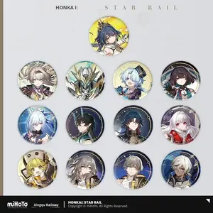 Badge, Pin, Standee, Périphériques en métal authentiques en stock Honkai Star Rail : Crash Iron, Robin Glowworm, Huangquan Fireworks - Product Image 2