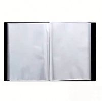 Logo personnalisé promotionnel plastique A4 20 poches affichage Clearbook transparent feuille protecteur PP clair dossier de documents