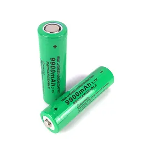锂绿9900毫安18650锂电池电子产品锂离子电池手电筒