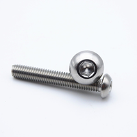 Vis à tête TORX en acier inoxydable A2 M5 X 20 ISO 7380-1, vis à tête hexagonale M6 M8 M10 M12, vis à tête ronde, vis à tête bouton