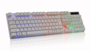 Nouveau clavier filaire USB G21 2026, clavier punk rétro à touches rondes, sensation mécanique, rétroéclairé, clavier de jeu USB - Product Image 5