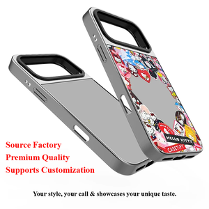 Funda con Espejo y Logotipo Personalizado para <span class=keywords><strong>iPhone</strong></span> 17 16 15 Pro Max, Recubrimiento Electrolítico, Reflectante, Impresión UV - Product Image 3