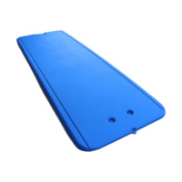 Bateau à fond plat en plastique PE rotomoulé, anti-âge, étanche et durable, de 4,5 m, personnalisé OEM, pour patrouille fluviale