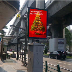 P6 Màn hình LED hiển thị trên không thấm nước ánh sáng đường phố cực quảng cáo ngoài trời với 6 mét Pixel pitch Áp phích kỹ thuật số chức năng và SDK - Product Image 6