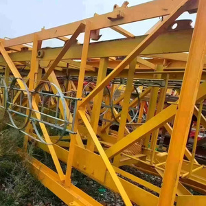 <span class=keywords><strong>Grue</strong></span> à tour Zoomlion de 25 tonnes avec flèche de 80 m et hauteur de levage indépendante de 81 m, moment de charge élevé et moteur - Product Image 6