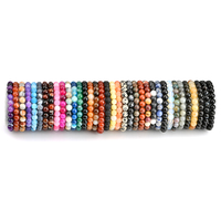 Benutzer definierte Rosenquarz Kristall Perlen Armreif Armband Frauen Edelstein Natur Edelstein Stein Kugel Perlen Armband