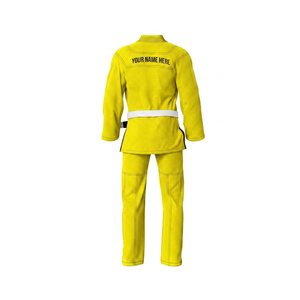 Kimono de Judo de Alta Calidad con Diseño de Logotipo Personalizado, Uniforme Elástico 100% Algodón Ligero para Artes Marciales Brasileñas, Traje de BJJ - Product Image 6