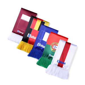 Gahum Sports Supporter Fan Scarves Écharpe en tricot long pour les jeux de football et les événements - Product Image 1