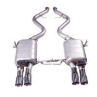 Silencieux d'échappement GFC Axleback pour BMW M3 M4 E90 E92 E93 3.0L 4.0L, système d'échappement à soupape électrique pour voiture, fabriqué en tuyau SUS304