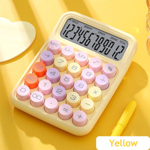 Calculadora de 12 Dígitos con Teclado Mecánico Silencioso, Calculadora Científica para Oficina y Estudio - Product Image 4