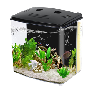 Aquarium pour Betta de décoration d'intérieur intelligent de petite taille pour ordinateur de bureau aux États-Unis 2026, taille personnalisée 1,5 2 10 15 30 gallons, réservoir à poissons en acrylique transparent à vendre - Product Image 3