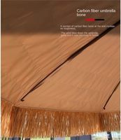 Paille artificielle pour l'extérieur Paraguay Parasol grands parapluies décoration de jardin Parasol de plage parasol de patio en paille