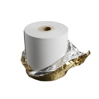 Papel Térmico Blanco de Alta Calidad de 57x40mm, Rollo de Papel para Sistemas de Caja Registradora, Personalizable, Directo de Fábrica