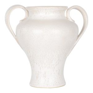 Vaso in ceramica con manici curvi, vaso decorativo per fiori, per soggiorno e camera da letto, decorazione per la casa - Product Image 1